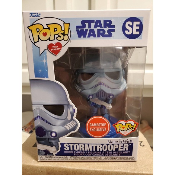 Funko Pop! Star Wars Stormtrooper SE - Make-A-Wish Pops with Purpose! Exclusive! - Picture 3 of 8